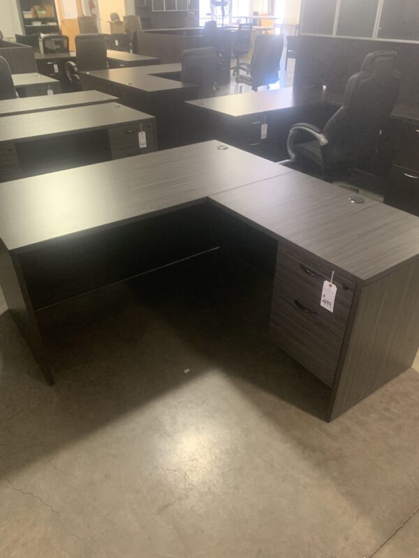 OSP SLATE GRAY 60"x72" SMALL L-SHAPE DESK