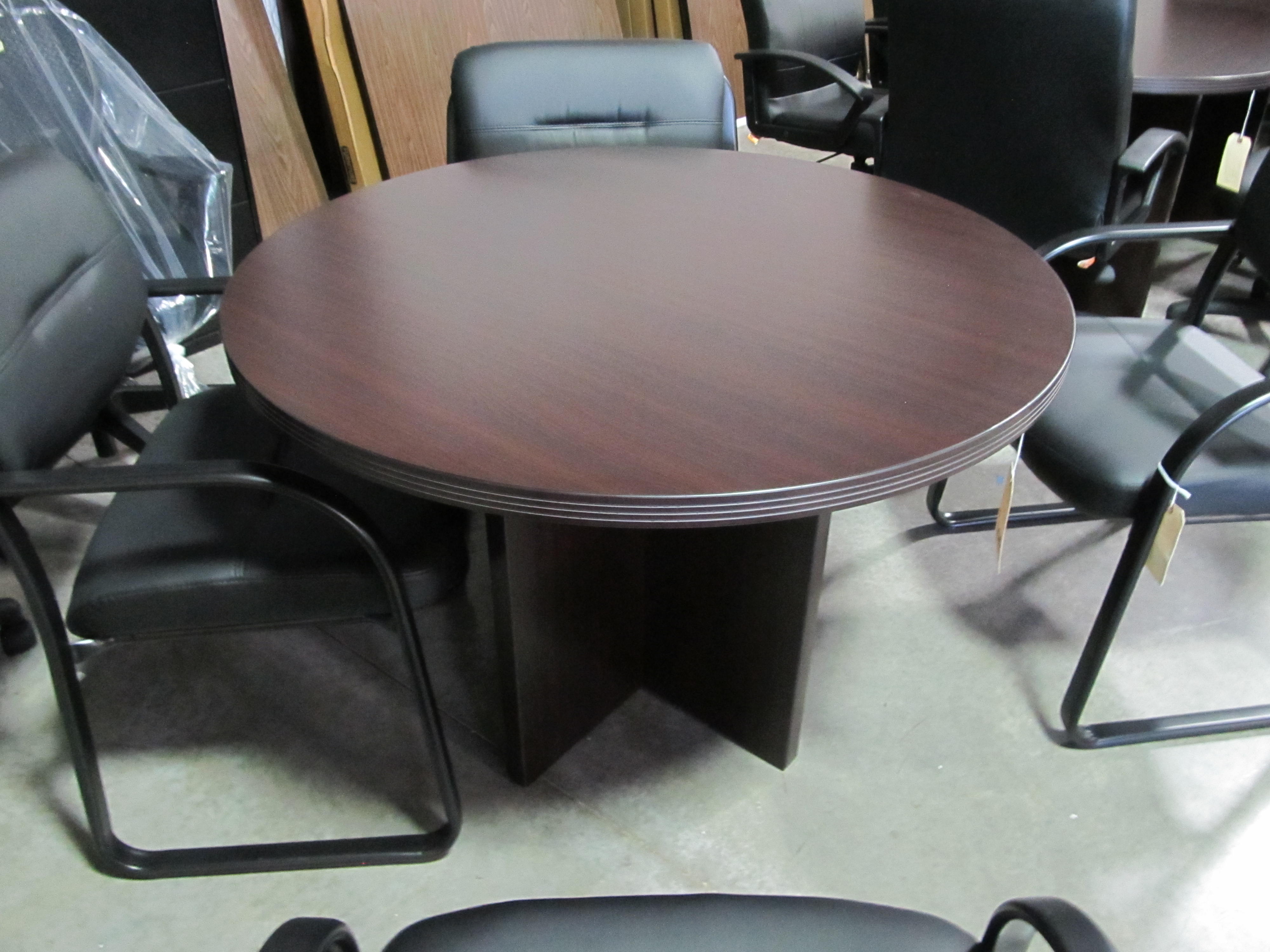 NEW OSP ESPRESSO 42″ ROUND TABLE Pearce Office Furniture